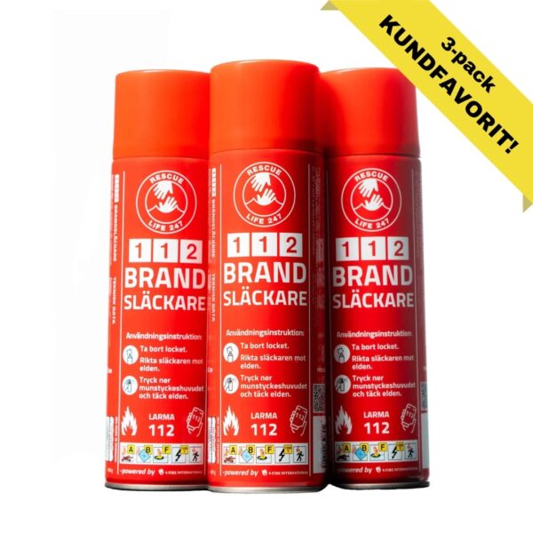 112 brandsläcakre 3 pack kundens favorit rescue life 247