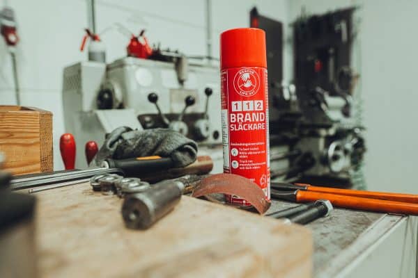 liten brandsläckare verkstad